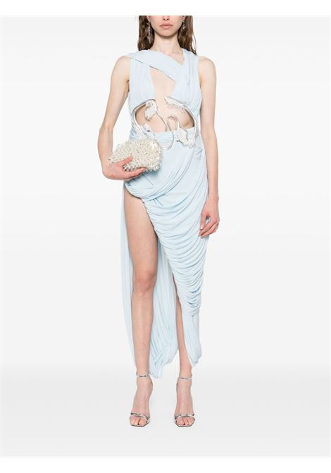 Abito sculptured draped in azzurro chiaro Christopher Esber - donna CHRISTOPHER ESBER | 25013608CLRBL
